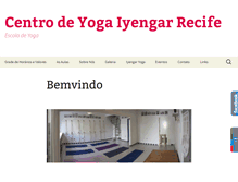 Tablet Screenshot of iyengaryogarecife.com